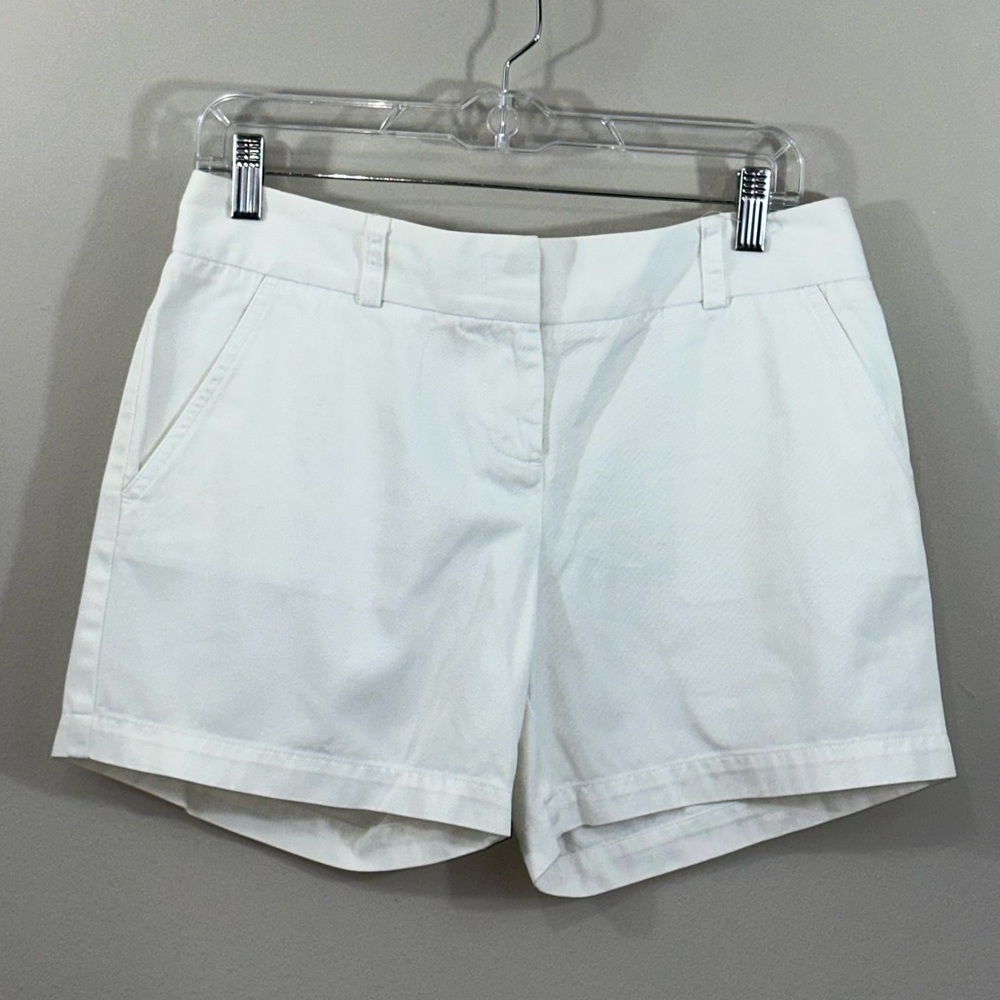 J. Crew Women's White Bermudas